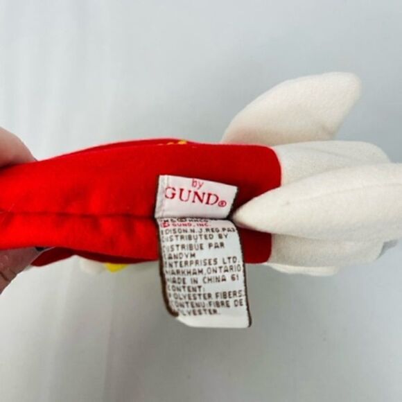 Gund Curious George Rocket Hand Puppet Red Rocket Ship  Plush 9” Excellent condi - Picture 5 of 5